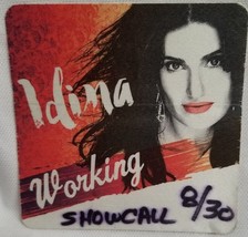 IDINA MENZEL - ORIGINAL CONCERT TOUR CLOTH BACKSTAGE PASS ***LAST ONE*** - $10.00