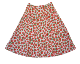 NWT 52 Conversations by Anthropologie Colloquial Watermelon Full A-line Skirt 10 - $62.00