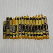 About 15 Dandelion Crayola Crayons Discontinued Used Vintage - €8,56 EUR