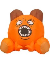 2 Ft Tall Little Monster Halloween Inflatable Decoration Outdoor LED Blow Up - £23.18 GBP