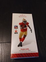 Hallmark Keepsake Ornament, Frank Gore #21 NFL Football Legends, SF 49ers, 2014 - $29.60