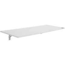 VEVOR Wall Mounted Folding Table, 43.31&quot; x 18.11&quot; Wall Mount Drop Leaf T... - £72.87 GBP