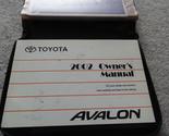 2002 Toyota Avalon Owners Manual - 308 Pages [Paperback] Toyota Avalon - $53.32
