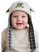 Arctic Life Polar Bear Baby Boy Trapper with Plaid Earflap Hat - $14.84