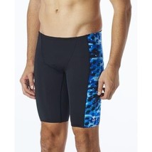 TYR Vega Hero Splice Jammer Swimwear Bottoms Shorts Drawstring Blue Blac... - £18.90 GBP