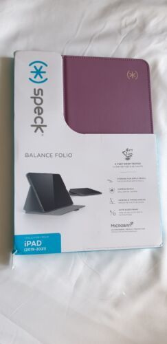 Speck - Balance Folio Case for Apple iPad 10.2 2019, 2020 - Purple  - $10.39