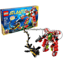 Year 2010 Lego Atlantis 8080 UNDERSEA EXPLORER w/ Sea Serpent &amp; Diver (3... - $89.99