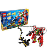 Year 2010 Lego Atlantis 8080 UNDERSEA EXPLORER w/ Sea Serpent &amp; Diver (3... - £72.10 GBP