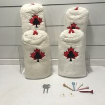 CANADIAN CLUB DISTILLERY ADVERTISING  GOLF CLUB HEAD-COVERS MAPLE LEAF 1... - €12,81 EUR CANADIAN CLUB DISTILLERY ADVERTISING  GOLF CLUB HEAD-COVERS MAPLE LEAF 1... - €12,81 EUR