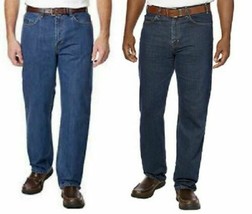 Kirkland Signature Men&#39;s 5-Pocket Relaxed Fit Jeans - £17.17 GBP+