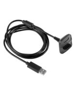 For Xbox 360 Black Wireless Controller USB Charging Cable Replacement Ch... - $11.02 CAD