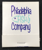 Philadelphia Fish &amp; Co Restaurant Matchbook PA Pennsylvania Full 20 Unstruck - £7.45 GBP