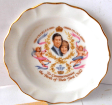 Charles &amp; Diana &quot;Birth Of Their First Child&quot; DUCHESS Bone China Pin Dish... - $16.82