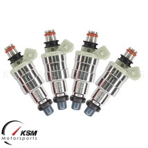 4x Fuel Injectors UPGRADE for 1983-87 Toyota 2.0 2.2 2.4L I4 Gas OEM 23250-45011 - £119.48 GBP