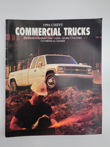 1994 Chevy Commercial Trucks Pick Ups Chassis-Cabs Vans Car Sale Brochure - £7.55 GBP