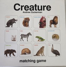 CREATURE Andrew Zuckerman Animal Families Memory Card Matching Game Comp... - £19.46 GBP