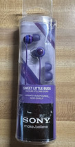 SONY Sweet Little Buds Earbuds Headphones MDREX40LP MDR-EX40LP Purple NIP - $29.98