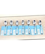 Set of 7 Rogers Bros Old Colony Silver Plated Demitasse Spoons c1911 - $34.16