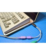 PS2 to USB Active Adapter Converter IBM Clicky KEYBOARDs Blue Cube Repla... - £60.29 GBP
