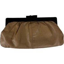 Vintage 1980s Bullock&#39;s California Brown Leather Envelope Clutch Handbag... - £11.04 GBP