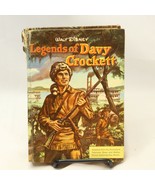 Walt Disney Legends of Davy Crockett Whitman Pub 1st Ed Hardcover Book  ... - $68.59