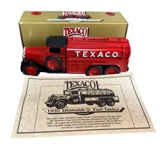 Texaco 1930 Diamond Fuel Tanker Bank Die-Cast Model Limited Edition - £22.76 GBP