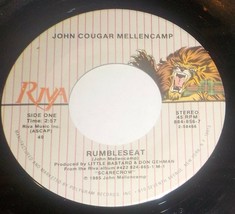 John Cougar Mellencamp 45 - Rumbleseat / Cold Sweat F8 - £3.09 GBP