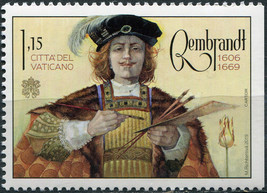 Vatican 2019. 350th Anniversary of death of Rembrandt (II) (MNH OG) Stamp - £3.54 GBP