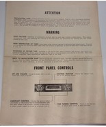 Vintage Crosley Television Reciver Instructon Pamplet - $5.44 CAD