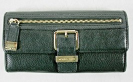 Michael Kors Black Pabble Leather Purse Card Holder Wallet - $719.71 MXN
