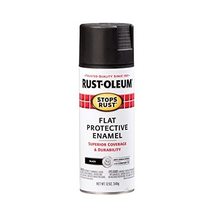 Rust-Oleum 7798830 Stops Rust Spray Paint, 12 oz, Semi-Gloss Black - $9.78