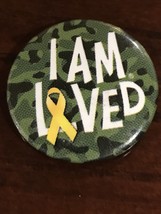 I Am Loved 1&quot; Button Pins Badges Army Military   Livestrong Helzberg  Diamonds - £4.77 GBP