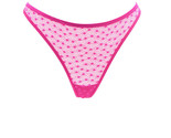 L&#39;AGENT BY AGENT PROVOCATEUR Womens Thongs Elastic Polka Dot Pink Size S - £15.37 GBP