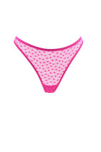L&#39;agent By Agent Provocateur Womens Thongs Elastic Polka Dot Pink Size S - £15.33 GBP
