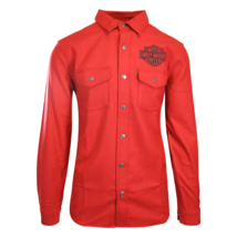 Harley-Davidson Men&#39;s Shirt Chilli Pepper Shadow Long Sleeve Woven (S59) - £40.14 GBP