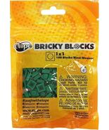 Green Bricky Blocks 100 Pieces 1x1 - $9.39