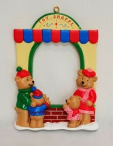 Toy Shoppe Bears Holds A Gift Card Ornament  American Greetings 2005 3" - £15.06 GBP