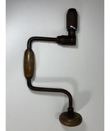 Vintage Stanley No. 965N 10 IN USA Bit Brace Ratcheting Hand Drill Carpe... - $467.67 MXN