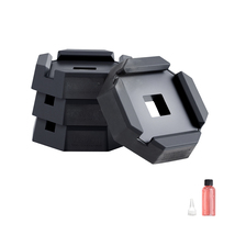 VEVOR RV Leveling Pads, 4-Pack Rubber Trailer Jack Pads, Each with 5000 ... - $32.99