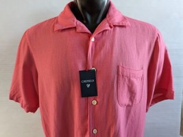 NWT Cremieux Classics Men&#39;s Casual Shirt Button Down Pink Size M Medium New - £17.62 GBP