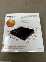 Lenovo Slim USB Portable DVD Burner DB60, Factory Sealed - £24.35 GBP