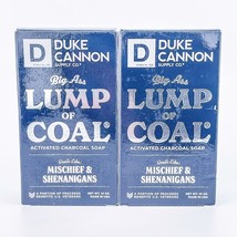 Duke Cannon Big Ass Lump of Coal Soap 10oz EA Activated Charcoal Lot Of 2 - £17.74 GBP