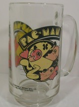 Vintage Pac Man Ghosts Arcade 12oz Mug Glass  Bally Midway 1982 Pac-man - £8.99 GBP