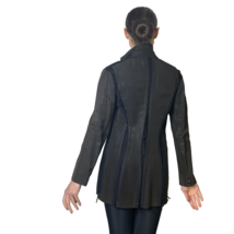 Gaultier Femme Brown Black Lace Up Panel Blazer Jacket Coat Y2K 1990s 90... - €368,98 EUR