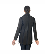 Gaultier Femme Brown Black Lace Up Panel Blazer Jacket Coat Y2K 1990s 90... - €368,98 EUR