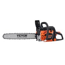 VEVOR 52CC 18&quot; Gasoline Chainsaw Gas Powered Wood Cutting Engine Gas Chain Saw - £130.35 GBP