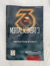 Mortal Kombat 3 Super Nintendo SNES Authentic Instruction Manual Booklet Only! - £11.16 GBP