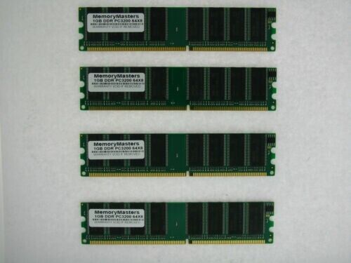 Primary image for 4GB Set 4X 1GB Apple IMAC G5 Power Macintosh G5 Mac PC3200 400MHZ Memory-
sho...
