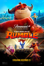 Rumble Poster Hamish Grieve 2021 Animated Movie Art Film Print Size 24x3... - $10.90+