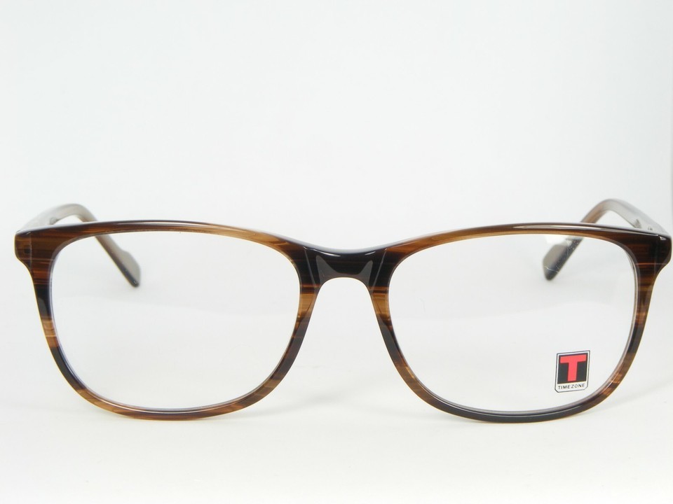 TIMEZONE ISY Col 60 BROWN STRIPED /TORTOISE EYEGLASSES GLASSES FRAME 52-16-135mm Item image 2